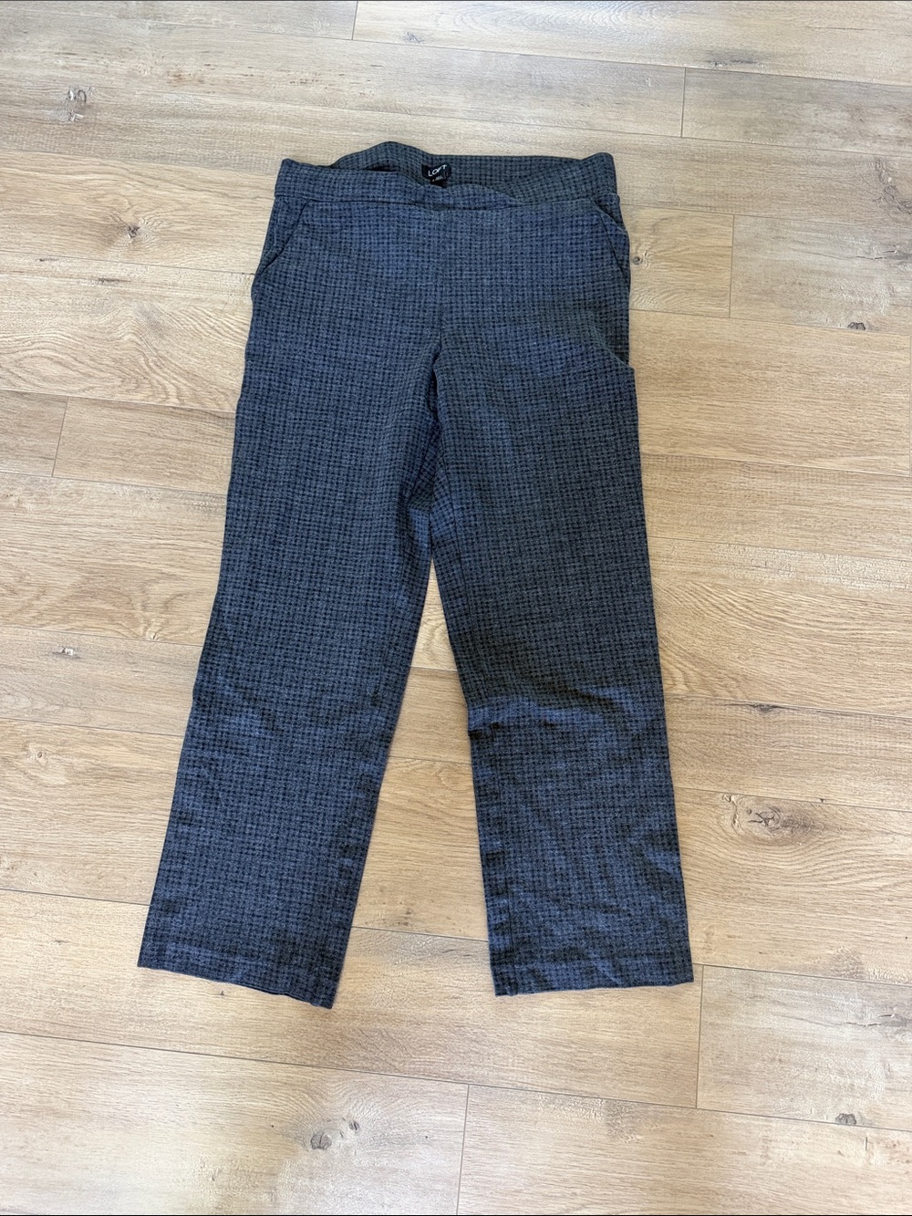 LOFT Women's Charcoal Gray Skinny Dress Pants